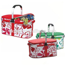 outdoor collapsible picnic cooler basket